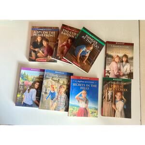 American Girl Paperback Chapter Book Lot of 8 Samantha, Kit, Molly Mystery Etc